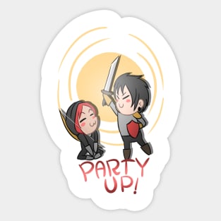 RPG - Party Up Sticker